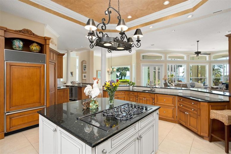 Chandelier, Interior, Kitchen, Recessed Lighting