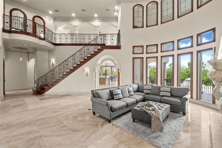 Interior, Living room, Recessed Lighting