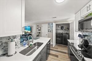 Interior, Kitchen, Wood Texture Flooring