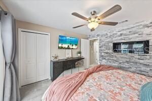 Bedroom, Interior, Stone Walls