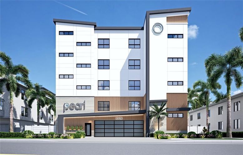 Attached, Exterior, Facade, Modern