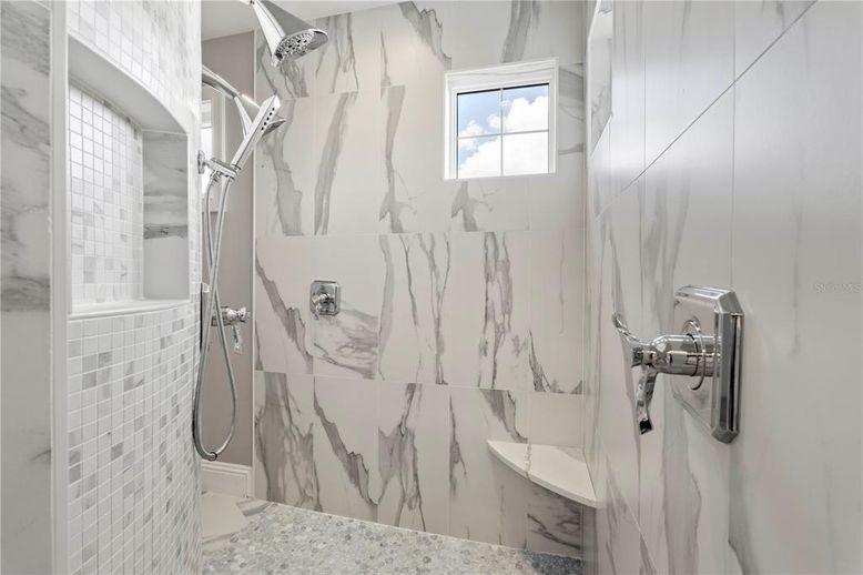 Bathroom, Interior, Marble Walls