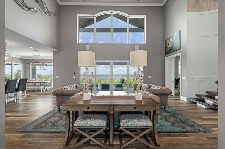 Dining room, Interior, Wood Texture Flooring