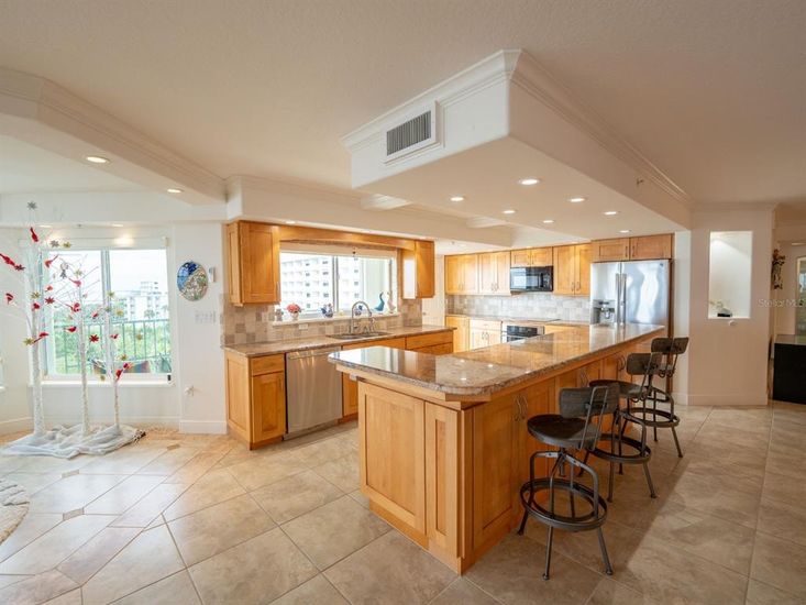 Interior, Kitchen, Recessed Lighting, Stainless Steel Appliances