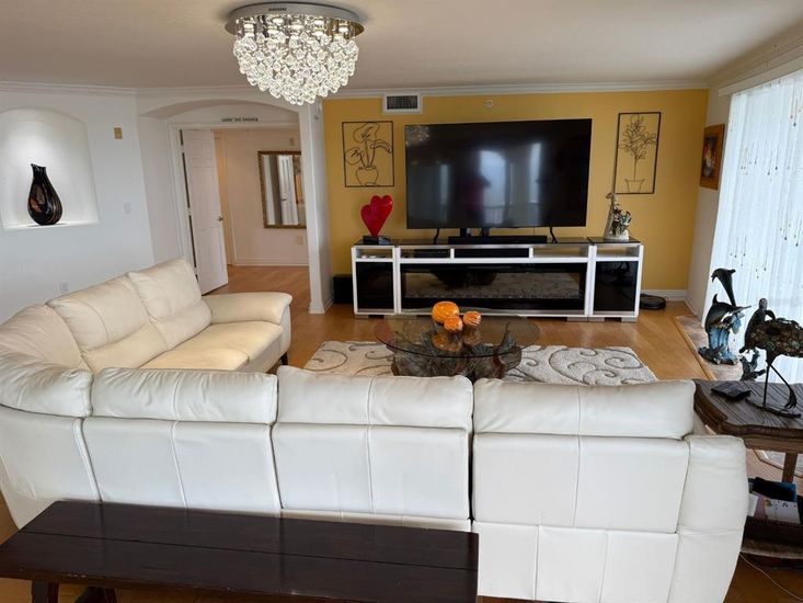 Chandelier, Interior, Living room, Wood Texture Flooring