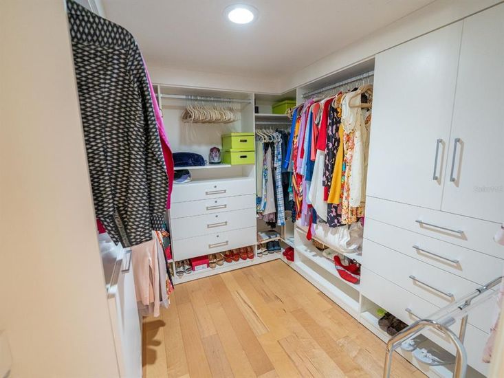 Interior, Recessed Lighting, Walk-in Closets, Wood Texture Flooring