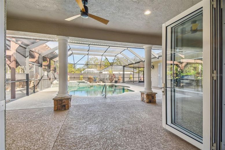 Glass Ceilings, Interior, Pool, Recessed Lighting, Sun Room