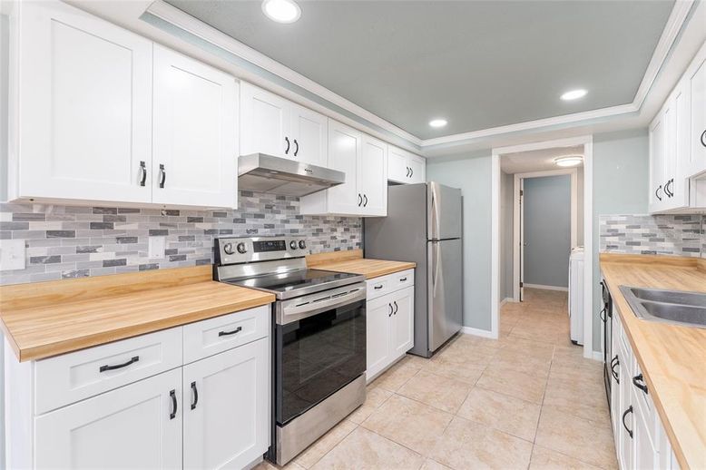 Interior, Kitchen, Recessed Lighting, Stainless Steel Appliances