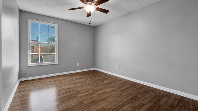 Empty room, Interior, Wood Texture Flooring