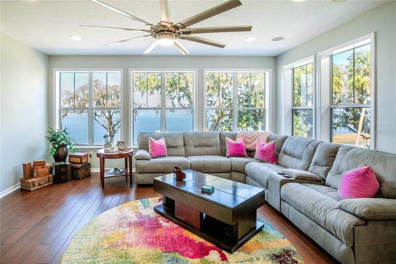 Interior, Living room, Recessed Lighting, Water, Wood Texture Flooring