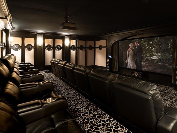 Home Theatre Room, Interior, Projection Screen, Theatre Room