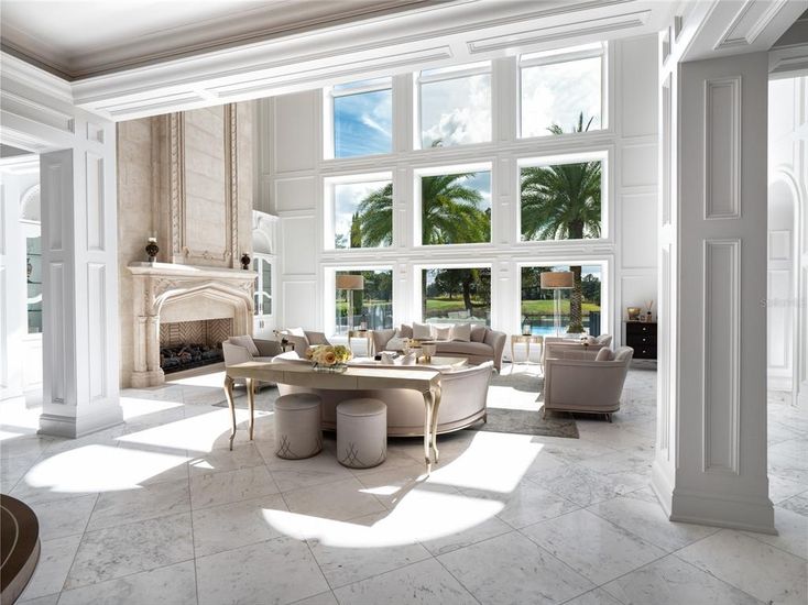 Fireplace, Interior, Living room, Marble