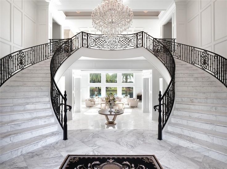 Chandelier, Interior, Marble, Recessed Lighting