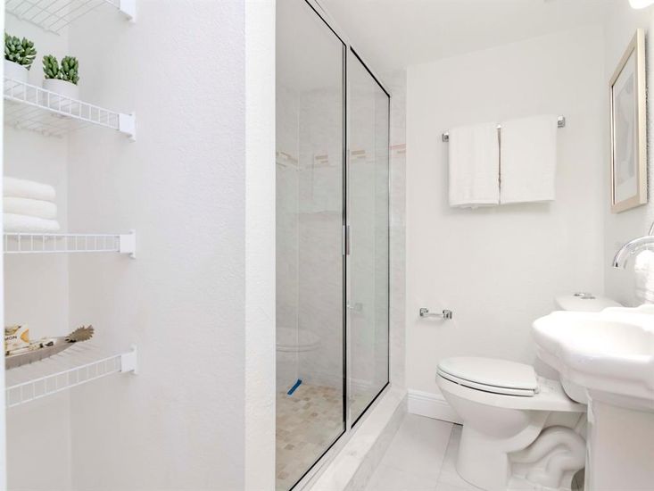 Bathroom, Glass Shower, Interior