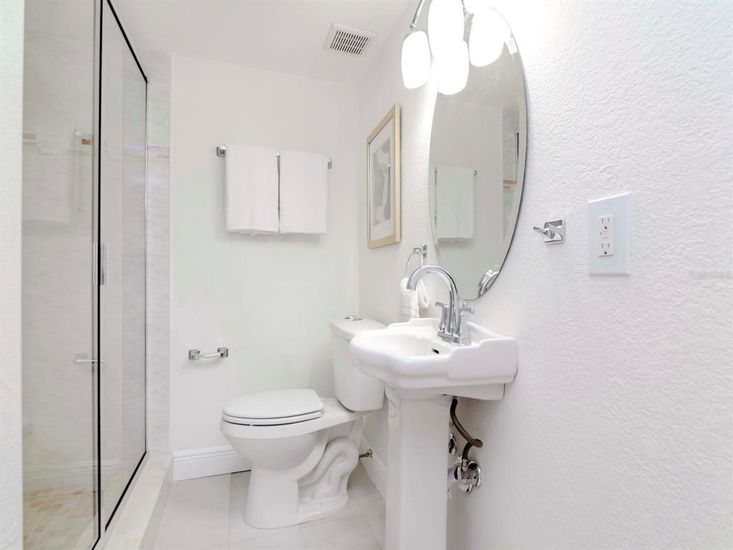 Bathroom, Glass Shower, Interior