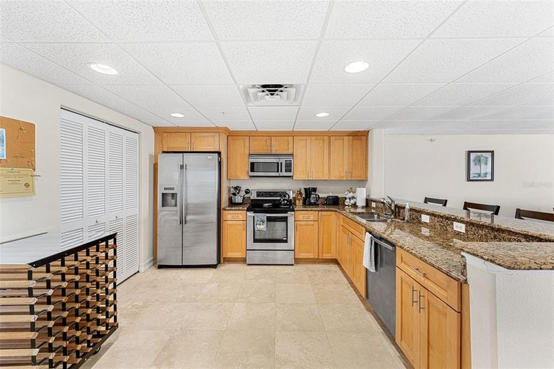 Interior, Kitchen, Recessed Lighting, Stainless Steel Appliances