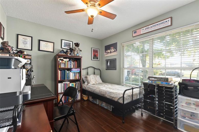 Bedroom, Home Office, Interior, Wood Texture Flooring
