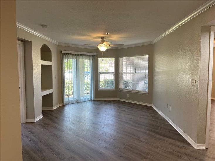 Empty room, Interior, Wood Texture Flooring