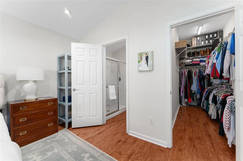 Interior, Recessed Lighting, Walk-in Closets, Wood Texture Flooring