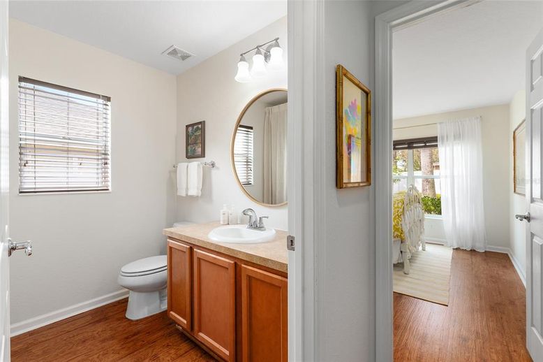 Bathroom, Interior, Wood Texture Flooring