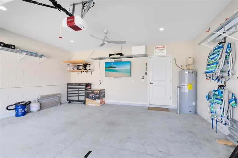 Garage, Interior, Recessed Lighting