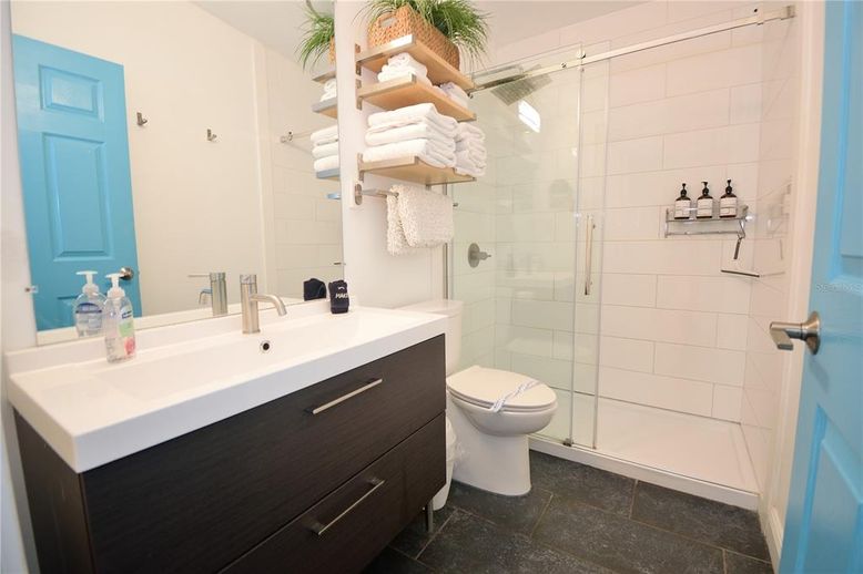 Bathroom, Glass Shower, Interior