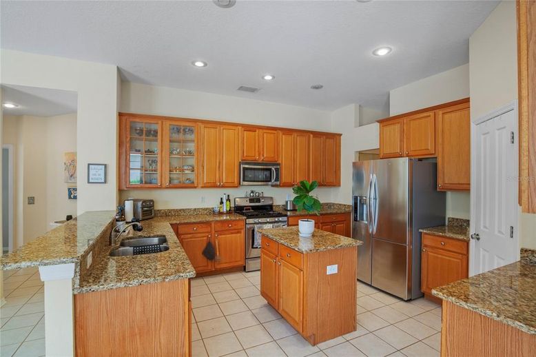 Interior, Kitchen, Recessed Lighting, Stainless Steel Appliances