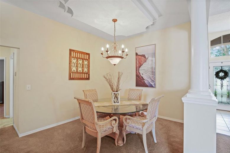 Chandelier, Dining room, Interior