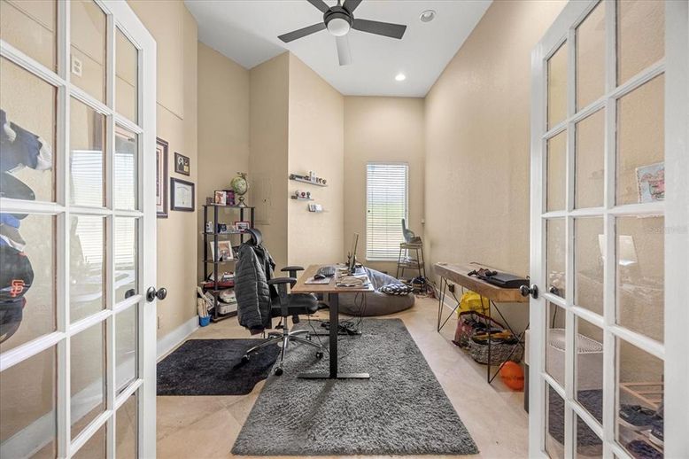Home Office, Interior, Recessed Lighting