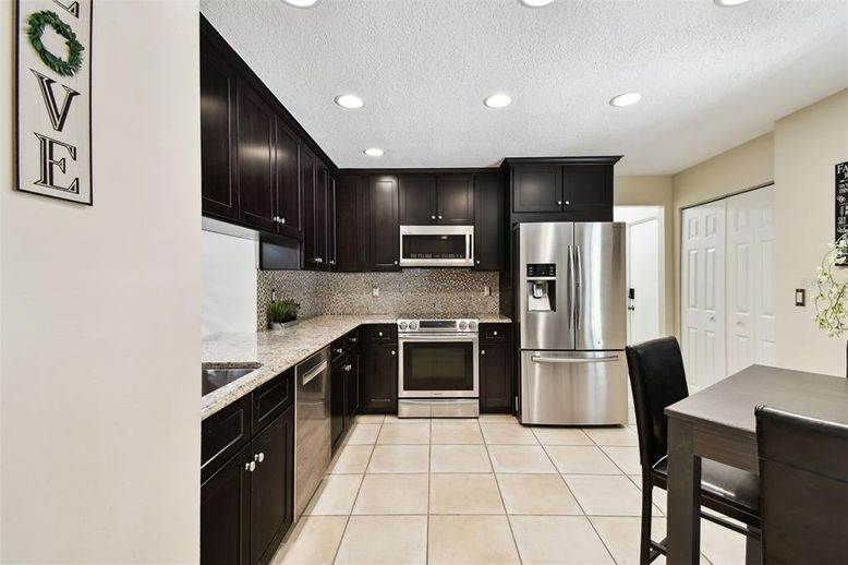 Interior, Kitchen, Recessed Lighting, Stainless Steel Appliances