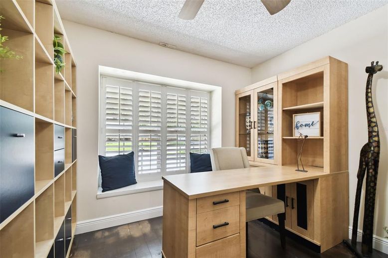 Home Office, Interior, Wood Texture Flooring