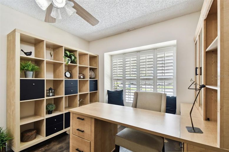 Home Office, Interior, Wood Texture Flooring