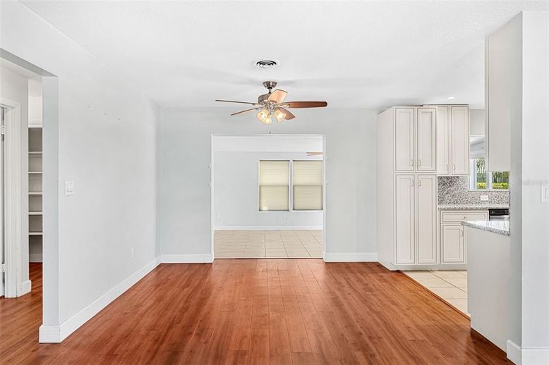 Empty room, Interior, Kitchen, Wood Texture Flooring