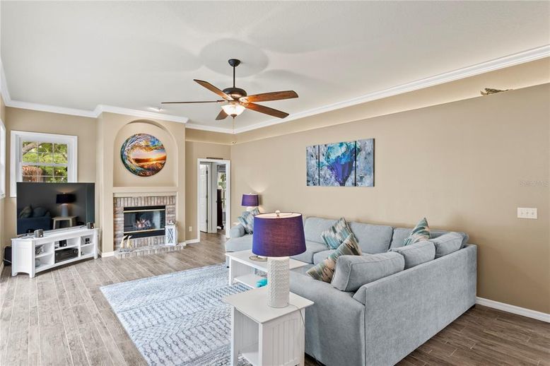 Fireplace, Interior, Living room, Wood Texture Flooring