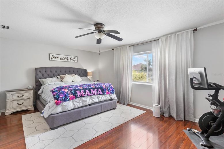 Bedroom, Fitness Equipment, Interior, Wood Texture Flooring