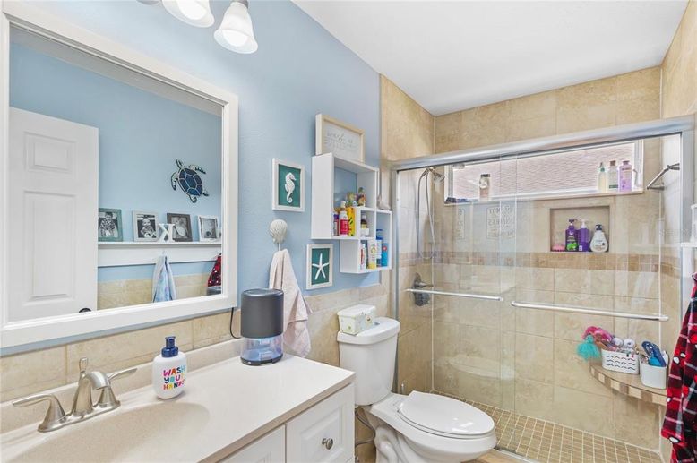 Bathroom, Glass Shower, Interior