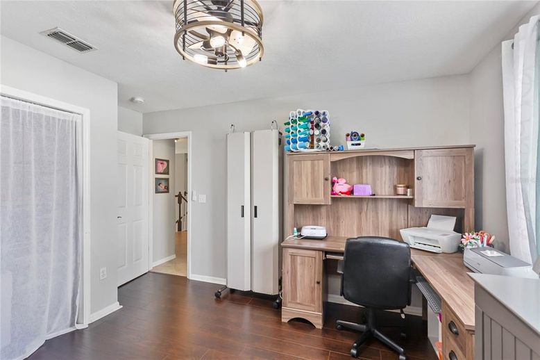 Home Office, Interior, Wood Texture Flooring