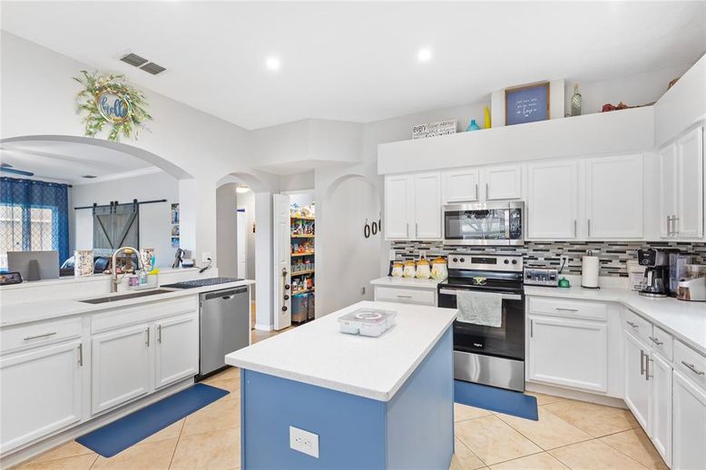 Interior, Kitchen, Recessed Lighting, Stainless Steel Appliances