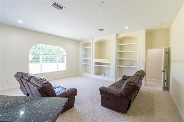 Interior, Living room, Recessed Lighting
