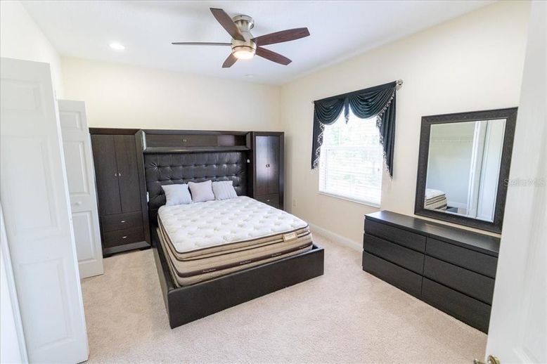 Bedroom, Interior, Recessed Lighting