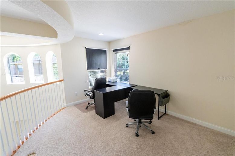 Home Office, Interior, Recessed Lighting