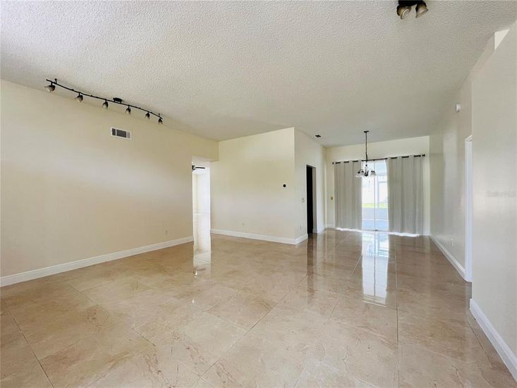 Empty room, Interior, Pendant Lights