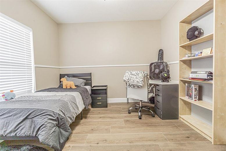 Bedroom, Home Office, Interior, Wood Texture Flooring