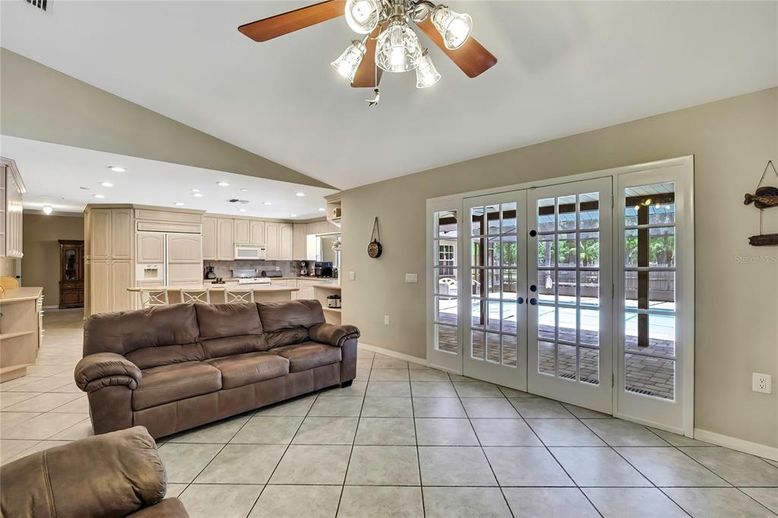 Interior, Kitchen, Living room, Recessed Lighting