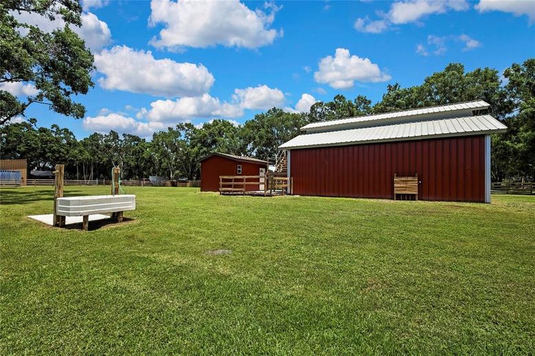 Backyard, Detached Garage, Exterior