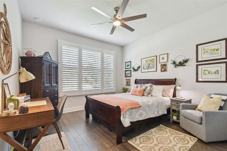 Bedroom, Home Office, Interior, Wood Texture Flooring