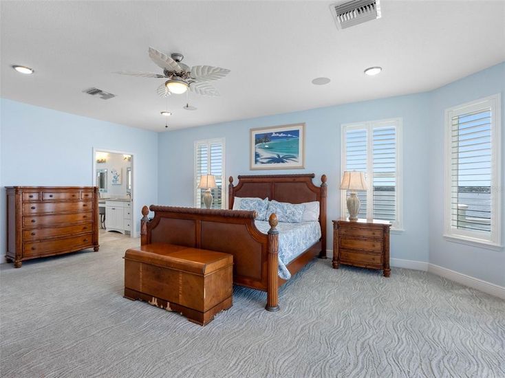 Bedroom, Interior, Recessed Lighting