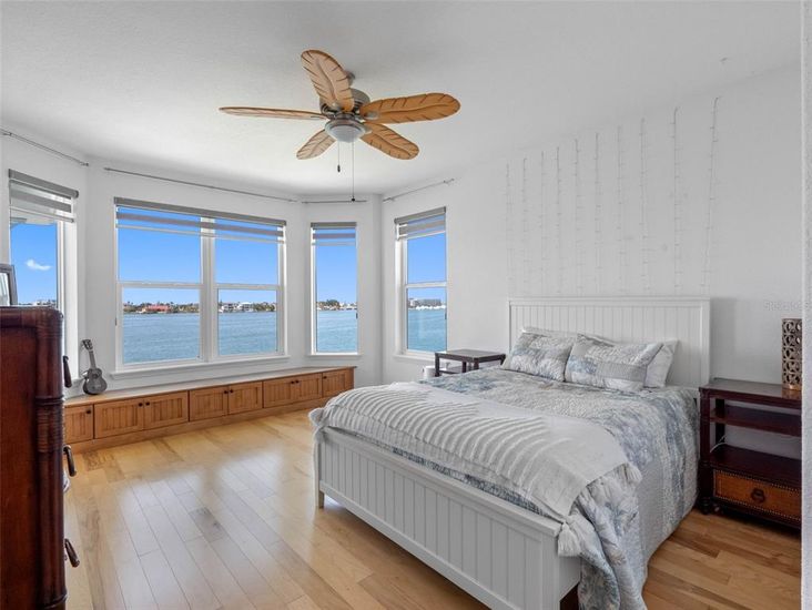 Bedroom, Interior, Water, Wood Texture Flooring