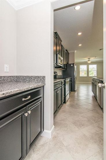 Interior, Kitchen, Marble, Recessed Lighting