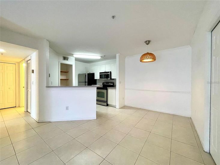 Interior, Kitchen, Pendant Lights, Stainless Steel Appliances